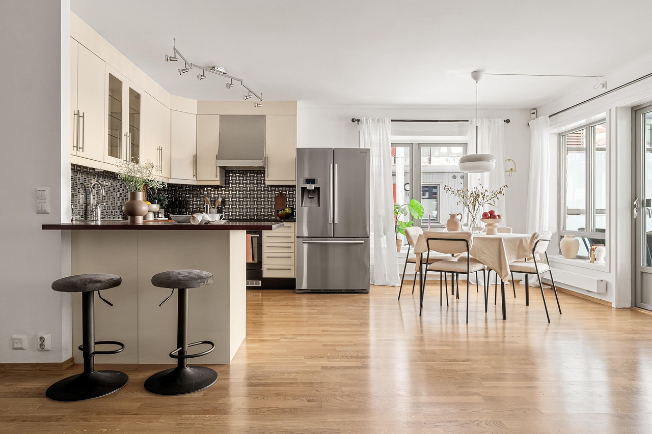 kitchen, house, apartment, real estate, interior design, home, modern